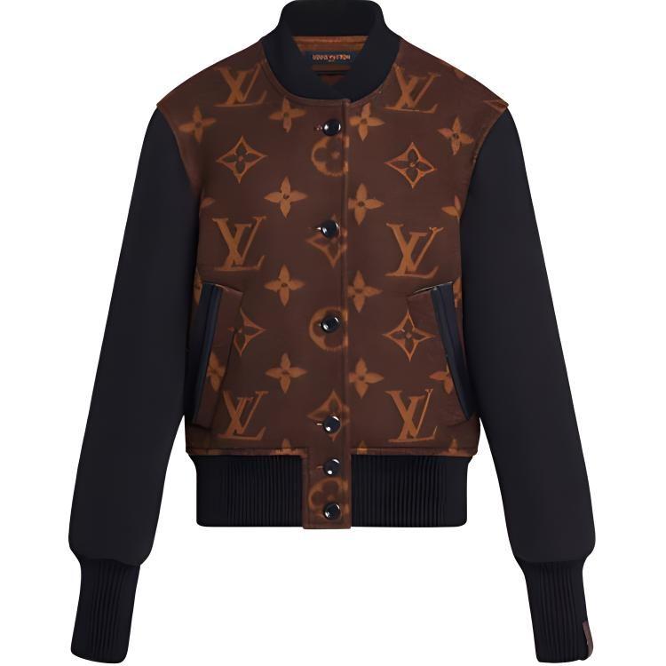 LOUIS VUITTON Monogram Jacquard Bomber Jacket 1A9DJ7