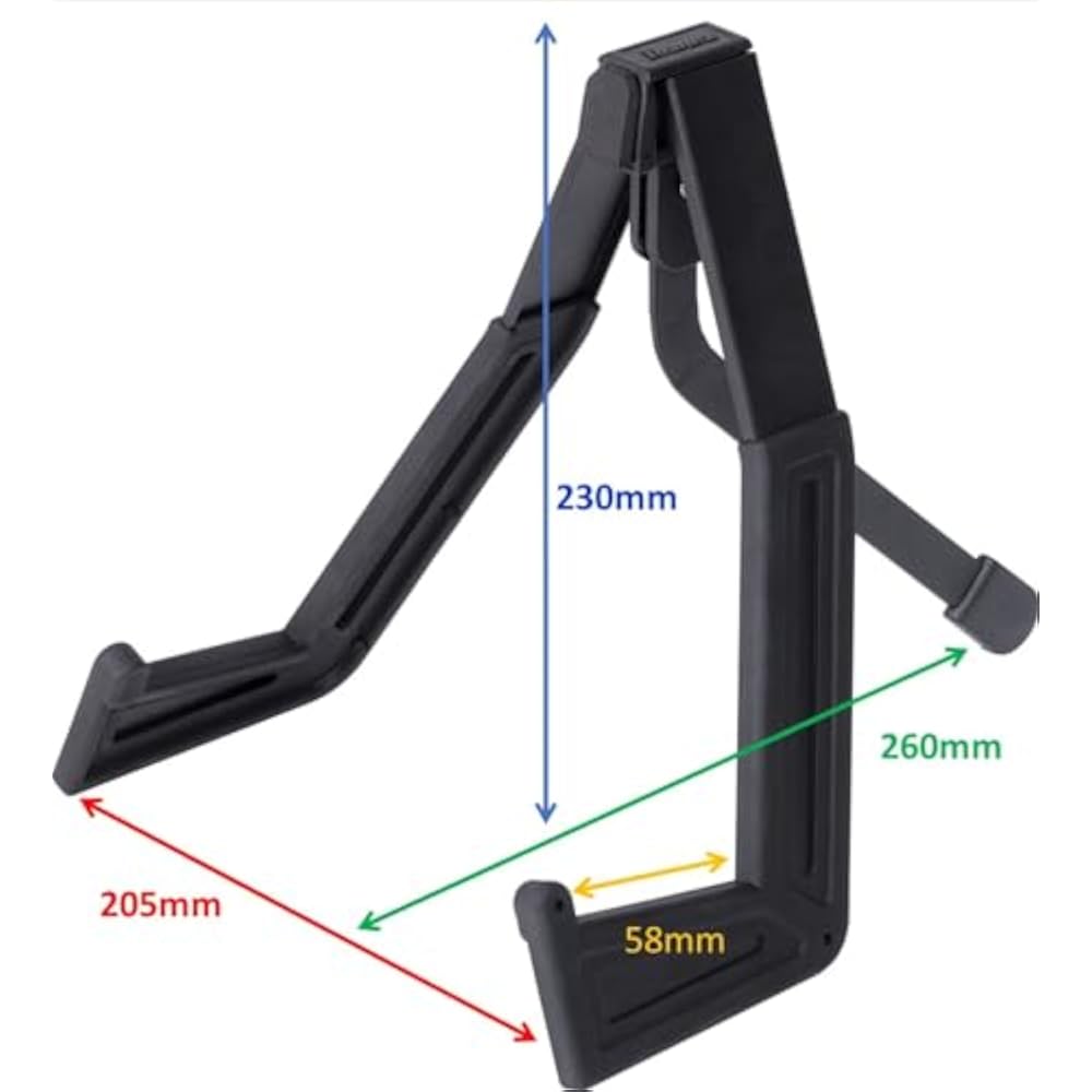 IBANEZ (Ibanez) Solid Electric Guitar & Bass Compact Stand Biker Black (Black X Black) PT32-BBK
