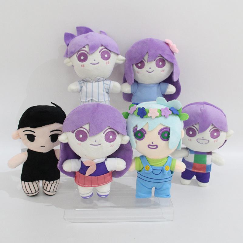 Anime OMORI Plush Doll Stuffed Pillow Toy Sunny Plushie Toys Cute Omori Cosplay Props Merch for Kid Christmas Birthday Gift