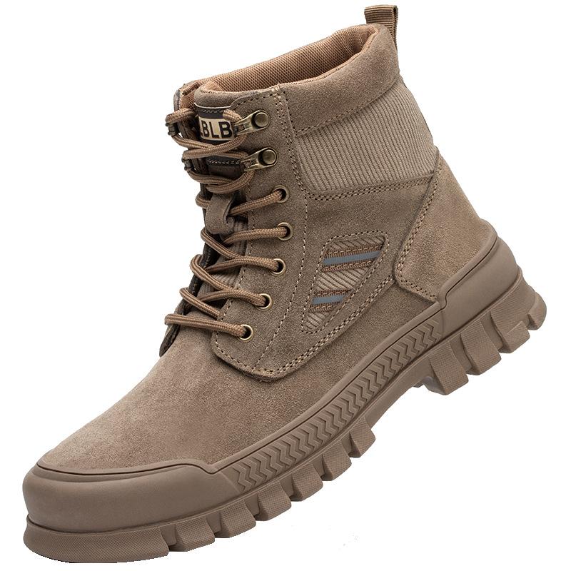 

Обувь для страхования труда, мужская, с высоким берцем, износостойкая, устойчивая к ударам и высоким температурам, защитная обувь 41