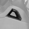 For Ford Ranger -2025 ABS Carbon Car Console Gear Shift Both Side Cover Trim