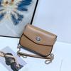 Mini Bags Leather Mini Bag OEM Leather Simple Flip Bag Chain Crossbody Small Square Bag