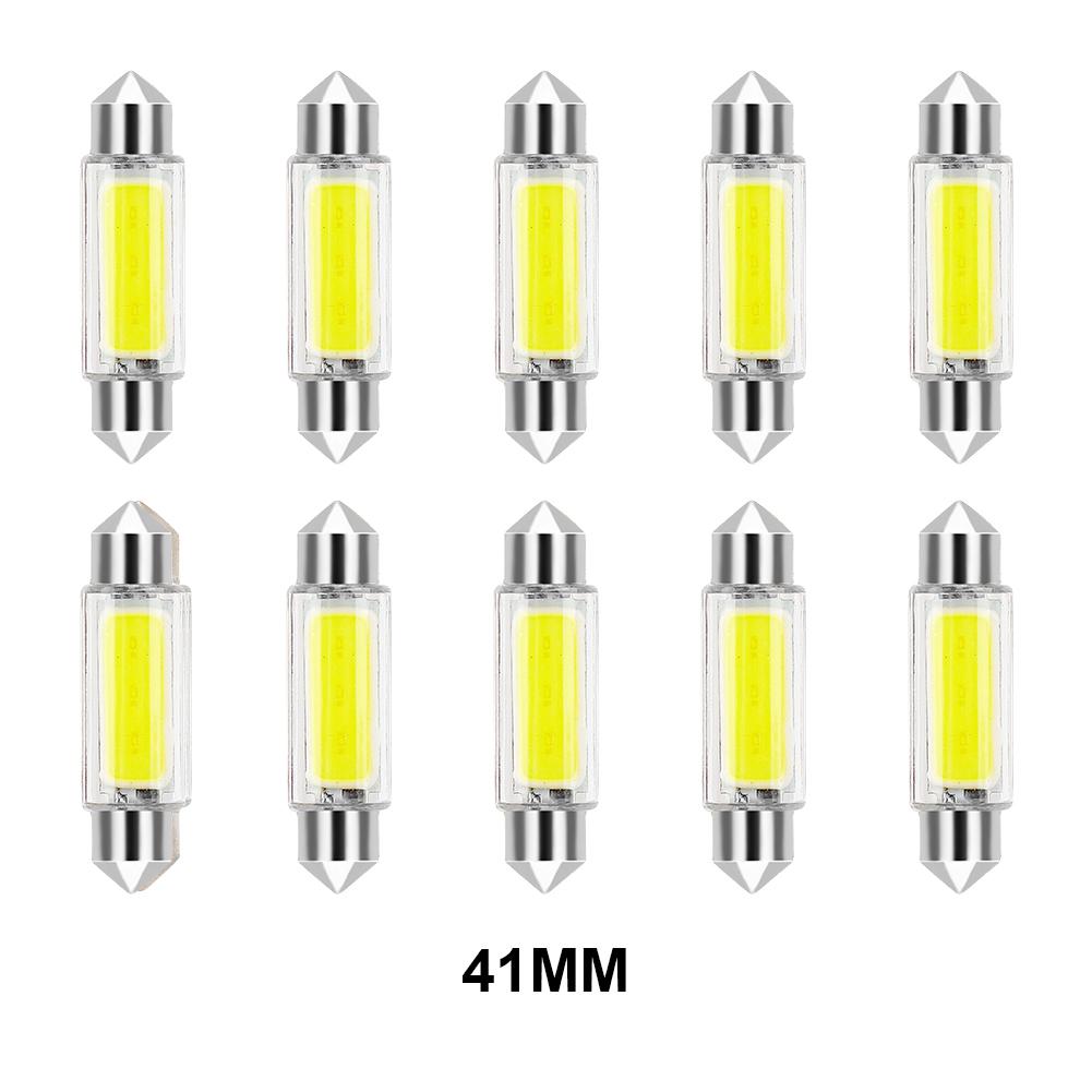 10pcs C5W Led C10W Lights Interior Light 31mm 36mm 39mm 41mm Car Dome Lamp Reading Light Auto Lamp 12V 6000K Dome Lights 6