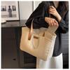 Women's Minimalist Large Tote - Multi-Compartment Shoulder Handbag, New Summer Canvas for Commute