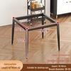 Square Rock Slab Dining Table Legs - Ceramic Tile, Marble Leg Brackets, Luxury Desk Stand Base