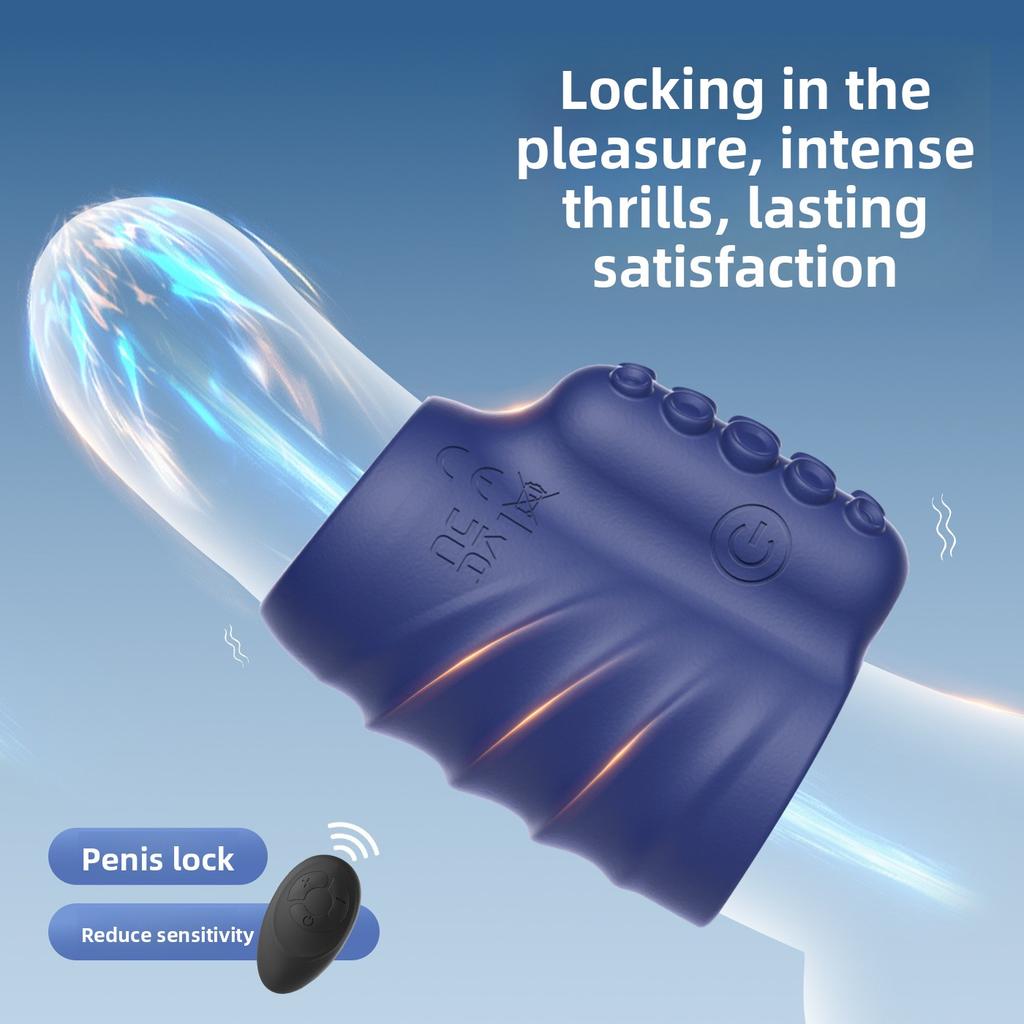Anti-sperm Ejaculation Control Ring for Men, Shock Vibration, Long-lasting, Sensitive Reduction, Sperm Control Ring