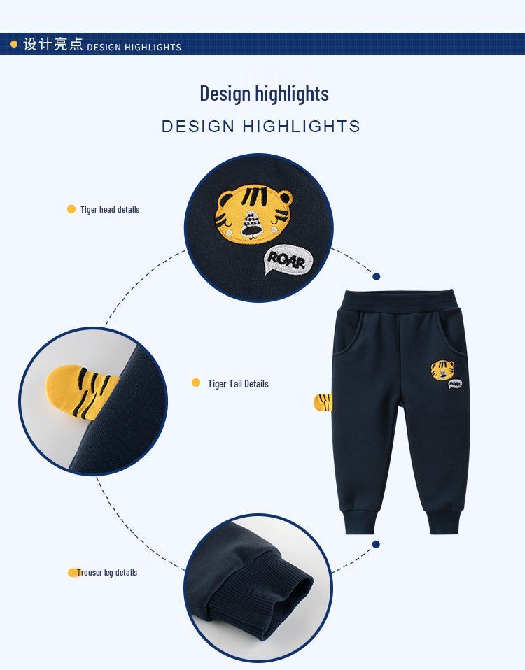 27Kids Children's Sweatpants: Fleece-Lined, Spring/Autumn 2024 Collection, Ready to Ship