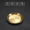 Thick Side 304 Stainless Steel Dinner Plate Round Steak Salad Deesert Cake Tray Kitchen Anti-scalding Plates for Western Food