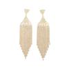 European and American Long Tassel Earrings - Exquisite High-End Fashion Statement Jewelry for Women
