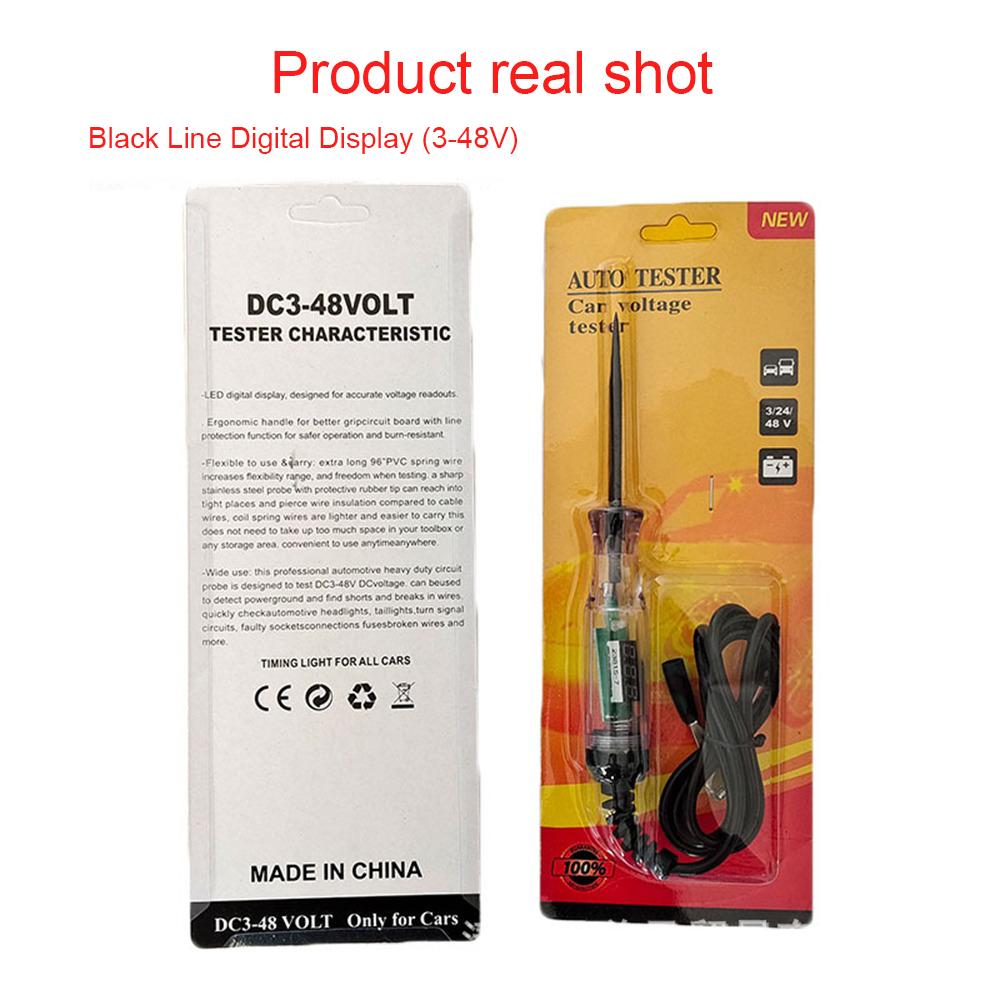 

Digital Display Measuring Pen Strong And Durable Safety And Worry Safe Practical Car Fault Repair Tool Circuit Detection Pen