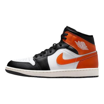 Air 1 Mid Shattered Backboard 2025 Unisex Sneaker Orange Starfish Weiß DQ8426-801