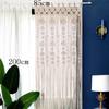 Hand-woven Bohemia Macrame Cotton Door  Window Curtain Tapestry Wall Hanging Art Tapestry Wedding Backdrop Tapestry Decoration