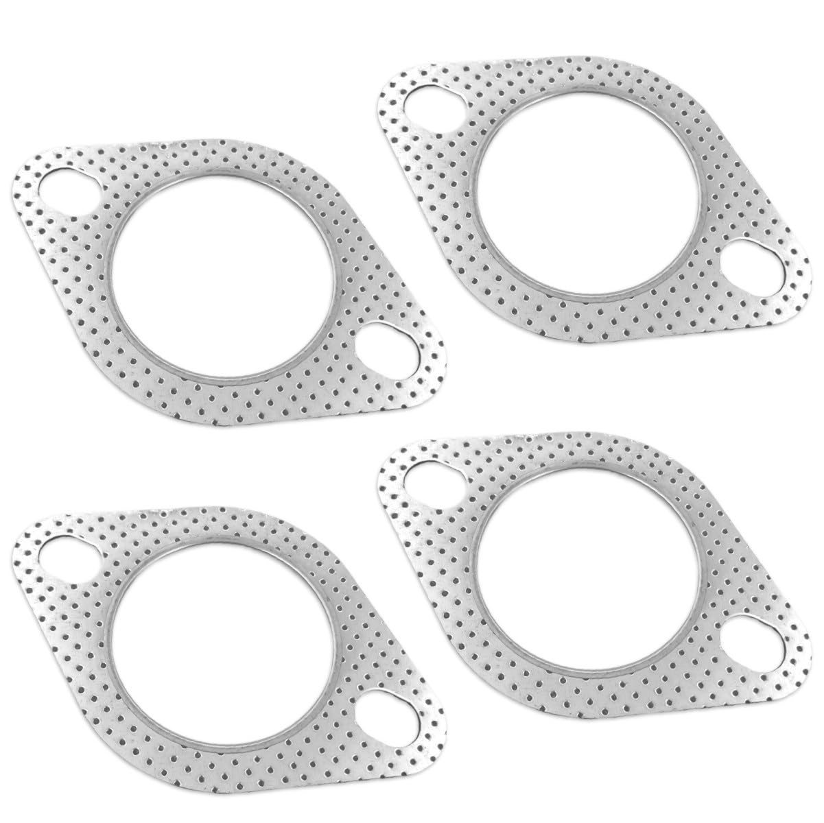 

Muffler Gasket, Turbo Gasket, Exhaust Gasket, Flange Gasket, Inner Diameter 1.7 inches (44 mm), срібний