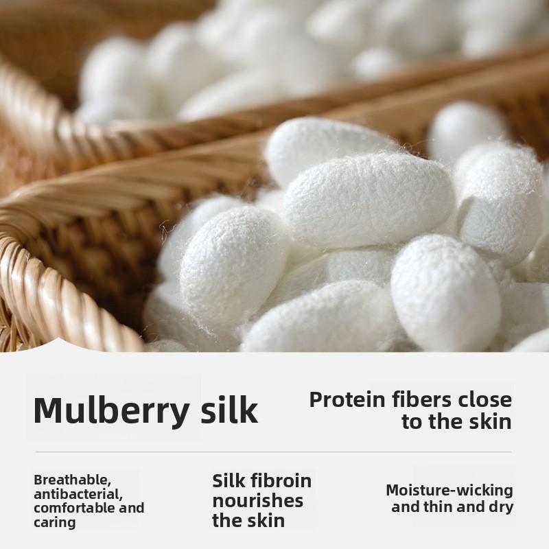 Jesienne i Zimowe Skarpety z Jedwabiu Morwowego, Dziecięce Skarpety do Połowy Łydki, Luźne Skarpety Poporodowe, Skarpety Dui Dui, Małe Białe Skarpety