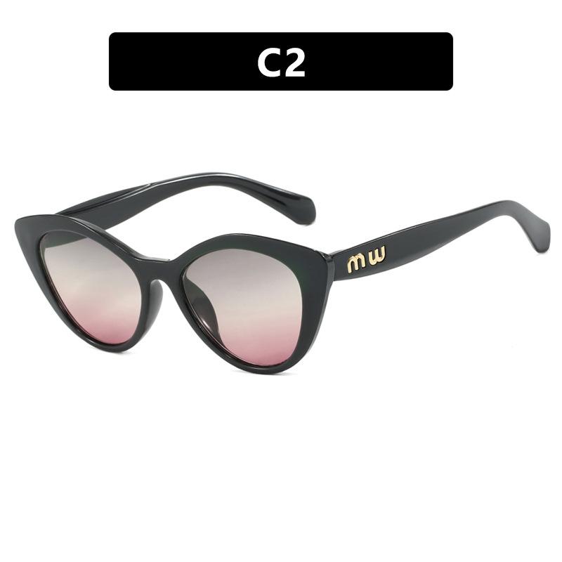 Cat Eye Sunglasses Uv Protection Skinny Spice Girl Sunglasses Shading Advanced Sunglasses Women