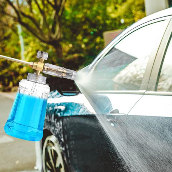 1000ML Watering Can Foam Pressure Washer Bottle Quick Connect Adjustable Nozzle Car Wash Sprayer Professional Car
