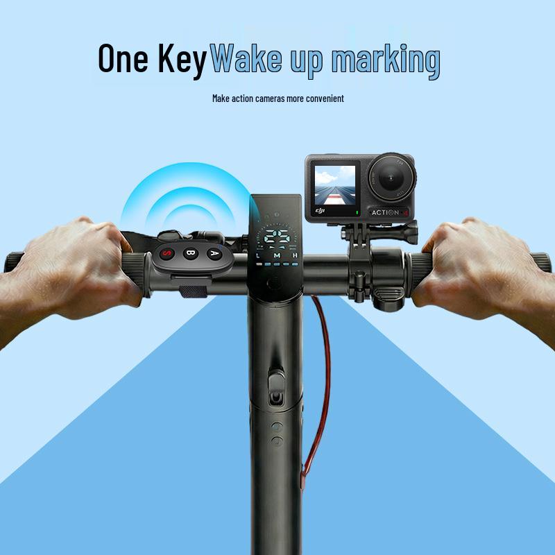 Portable Bluetooth Remote for Cross-border Sports Camera - Compatible with DJI Action, Insta360, and GoPro