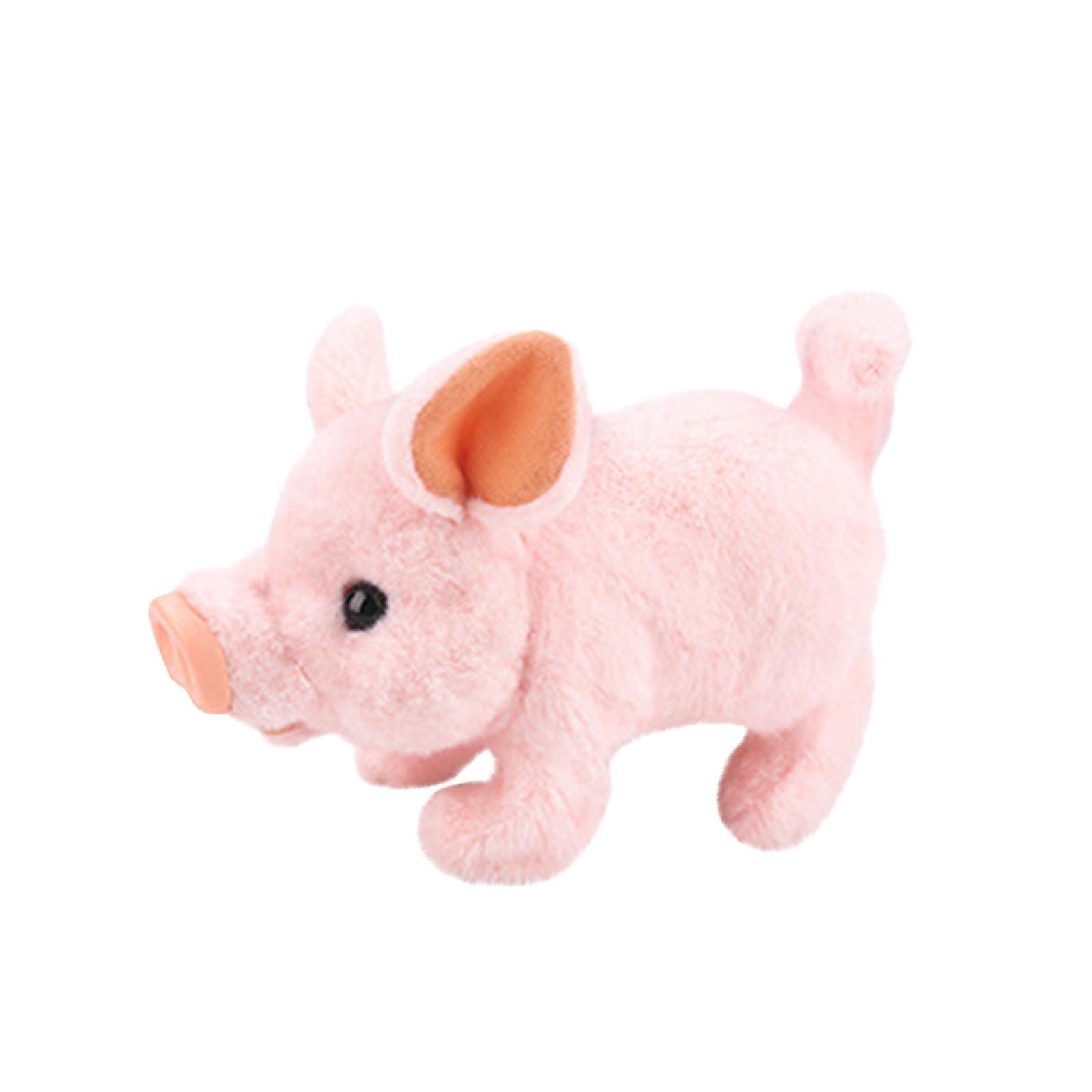 

Игривые прогулки издает звуки шевелит носом и виляет хвостом интерактивная для детей мягкая милая электронная питомец игрушки-животные на батарейках для дошкольников One Size розовый