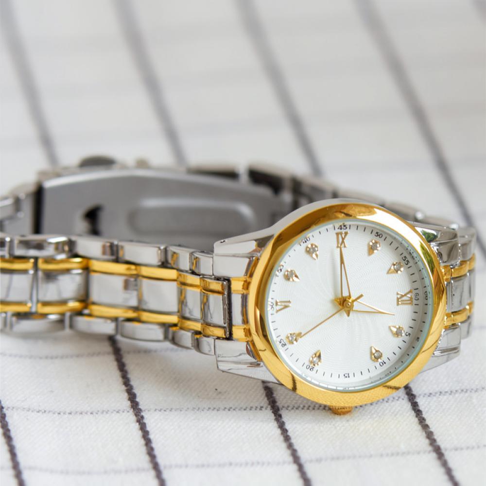 Modern Women Quartz Watch For ORUSS Simple Steel Band Waterproof Luminous Pointer Fashion Elegant Office Casual Wrist Clock