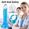 Translucent Soft Dildos Realistic Jelly Dildos 5 Color Option Small Dildo Simulation Penis Mini Dildo Toy Sex Toys for