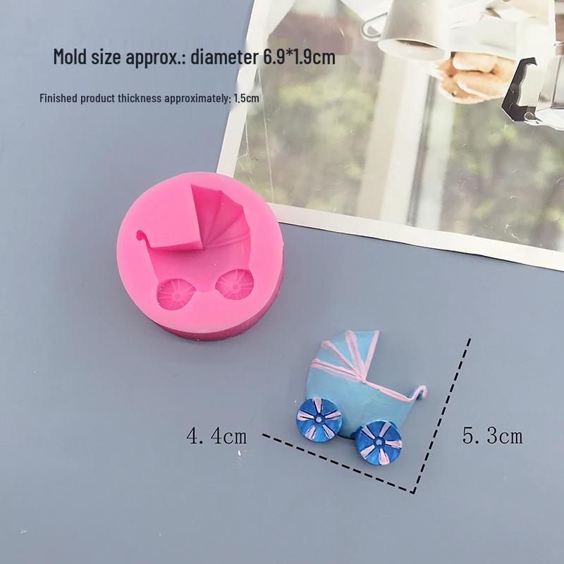 

Сделай сам Мини Форма из эпоксидной смолы для детской одежды для украшения торта из мастики Random Mold Color