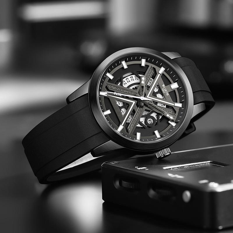 Top Brand Trend Watch Unique Fashion Calendar Luminous Men's Watch