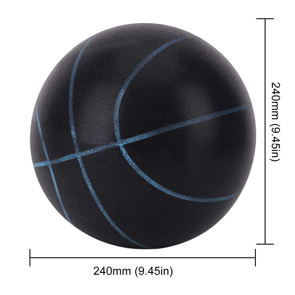 Kids Bouncing Mute Basketball 18/21/24cm Indoor Squeezable Silent Basketball Lightweight Small Basketball Hoop Bounce Football