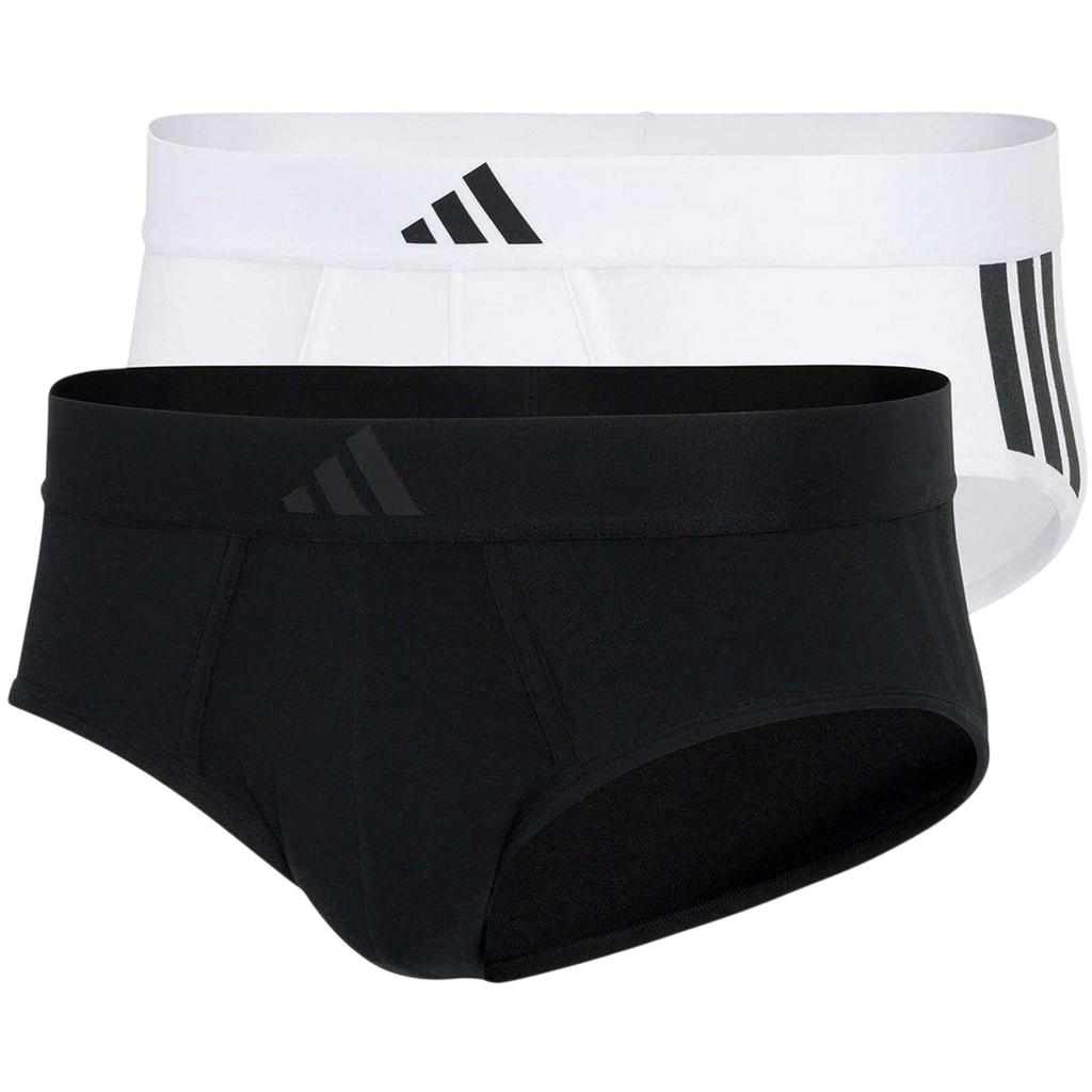 Adidas Mens Plain Briefs (Pack of 2)