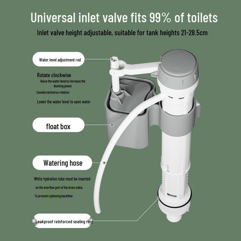 Universal Toilet Tank Repair Kits & Valves