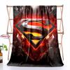 New Arrive Classic Superman Logo Blanket Sofa Bed Cover Four Season Soft Fluffy Quilt Blanket Flannel Throw Outdoor Leisure Nap