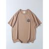 Fashionable American-Style Printed Short-Sleeve T-Shirt for Men, Summer Casual Round-Neck Top, Export Surplus with Tags Removed