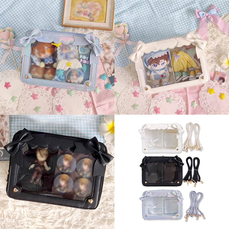 Multi-functional Ita Bag with Dividers (Small) / White, Otaku Goods, G.trigger Ita Bag, Clear Bag [Parallel Import]