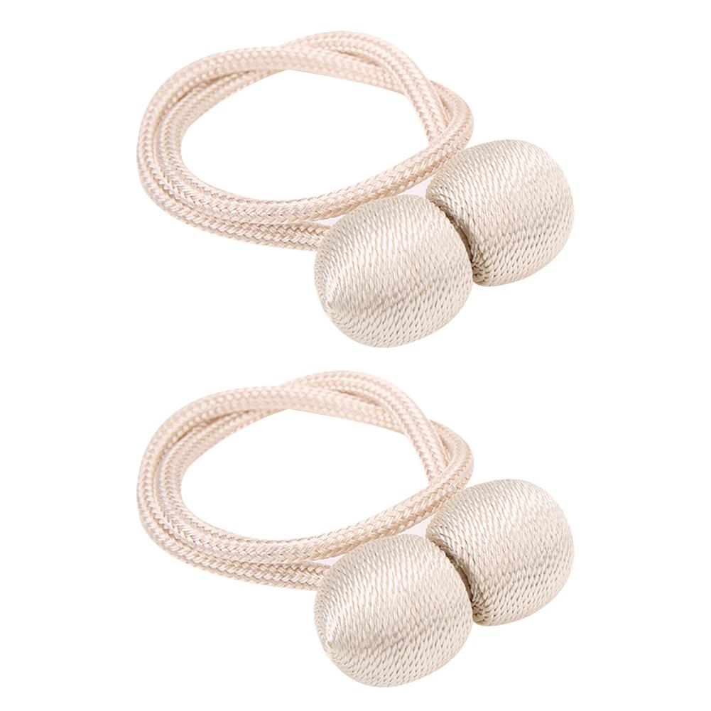 2Pcs Strong Magnetic Curtain Tiebacks Tie Backs Buckle Holder Holdbacks Window Decorative