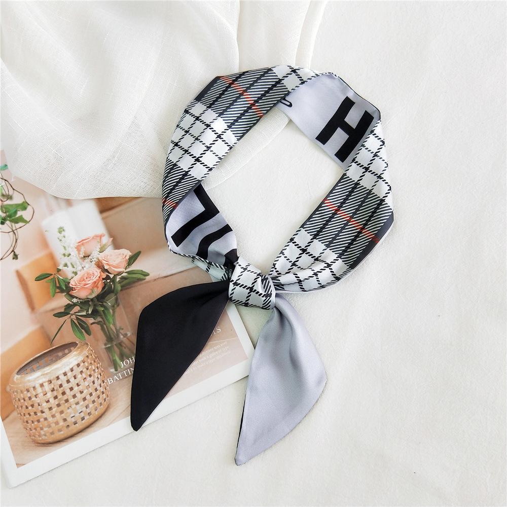 New Scarves Silk Scarves Women'S Spring And Autumn Season Long Decorative Professional Scarves Summer Thin Styles Paired With Shirts Stylish