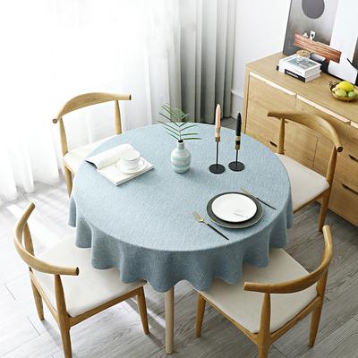 Yuvarlak Masa Masa Örtüsü Kumaşı Pamuk ve Keten Taze Yuvarlak Ev Nordic Minimalist Restoran Otel Masa Örtüsü Masa Örtüsü
