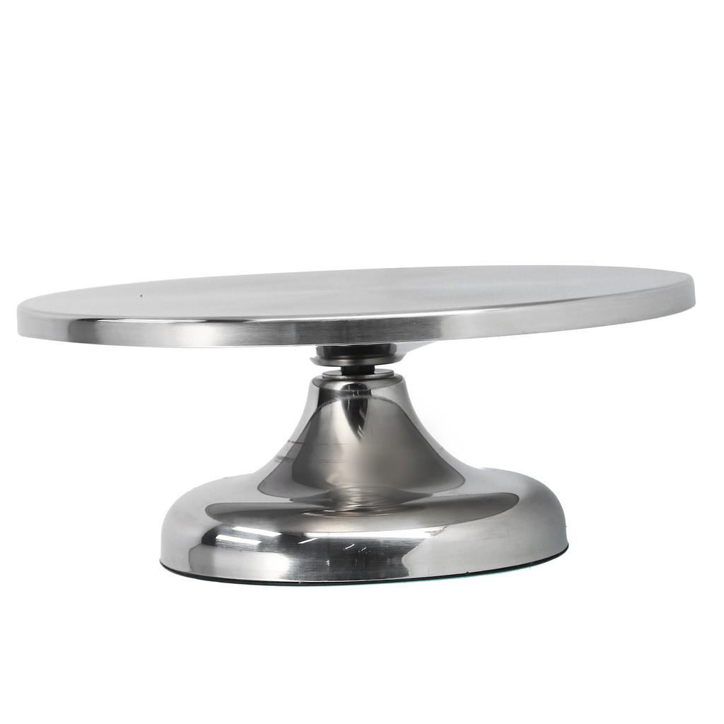30cm Revolving Cake Stand Non Slip Aluminum Alloy Rotating Cake Turntable Kitchen Baking Accessory