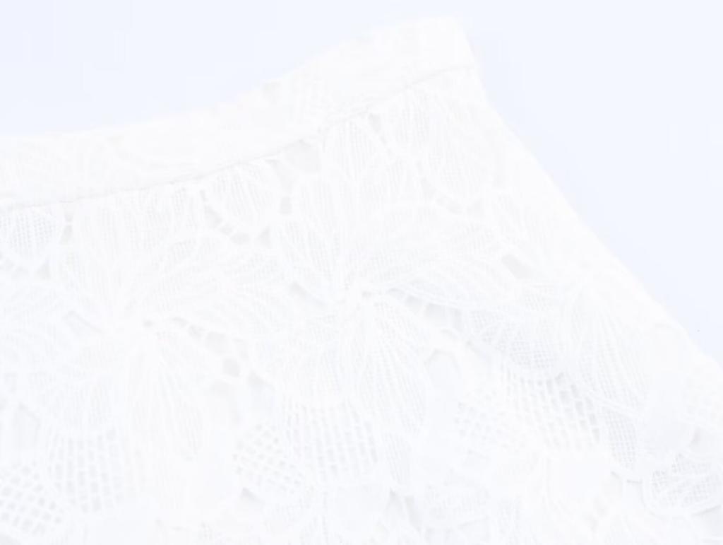 European and American Style French Women's Clothing Hollow Embroidery French Style Long Sleeve Two-piece Set