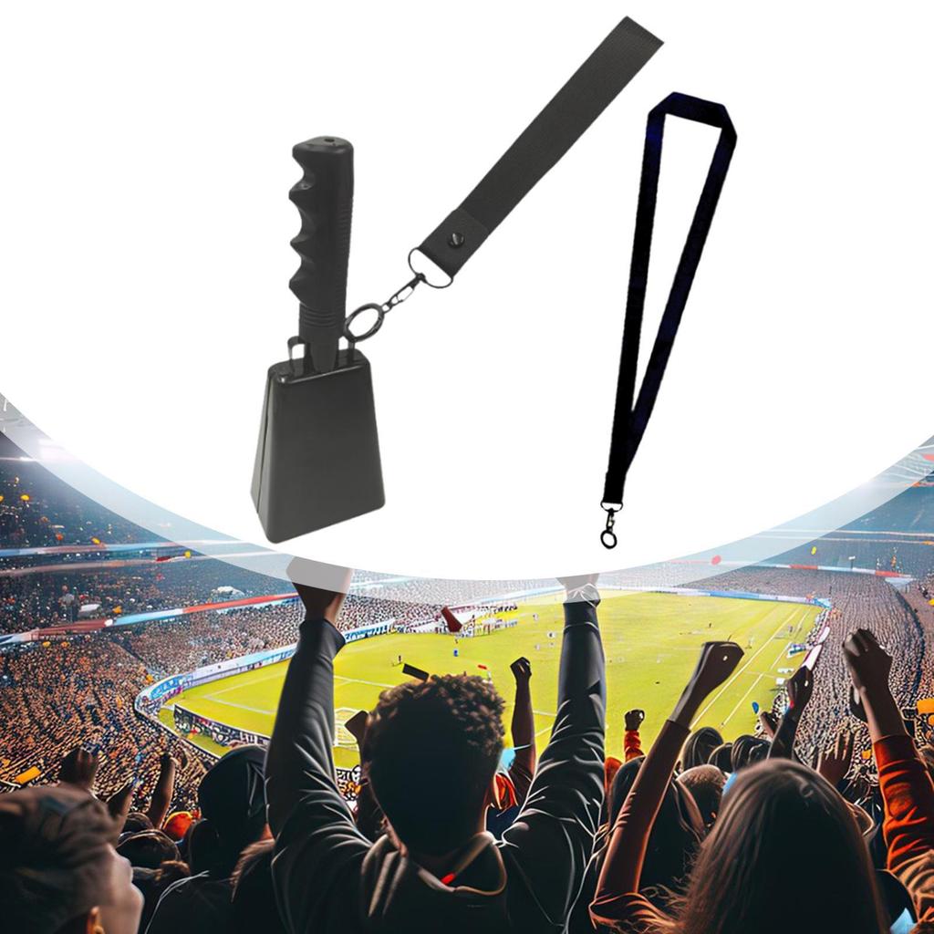 Cowbell Cheering Bell Decorative Musical Instruments Noise Maker Loud for Christmas Sport