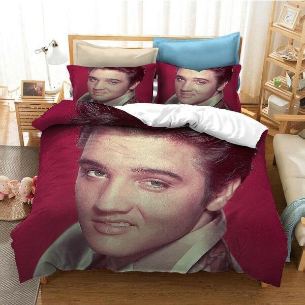 Bedding Kit, Male Star Series Size Three-Piece Quilt Cover