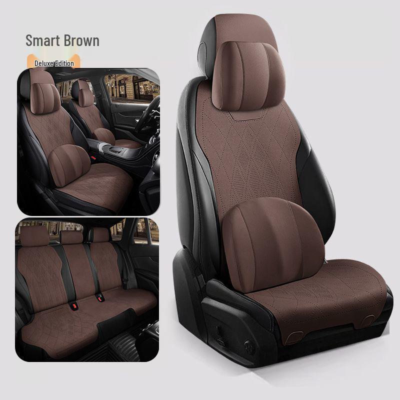 Volkswagen Käfer Vier Jahreszeiten Wildleder Sitzkissen: Atmungsaktive, Belüftete, Dünne Sattelunterlage.