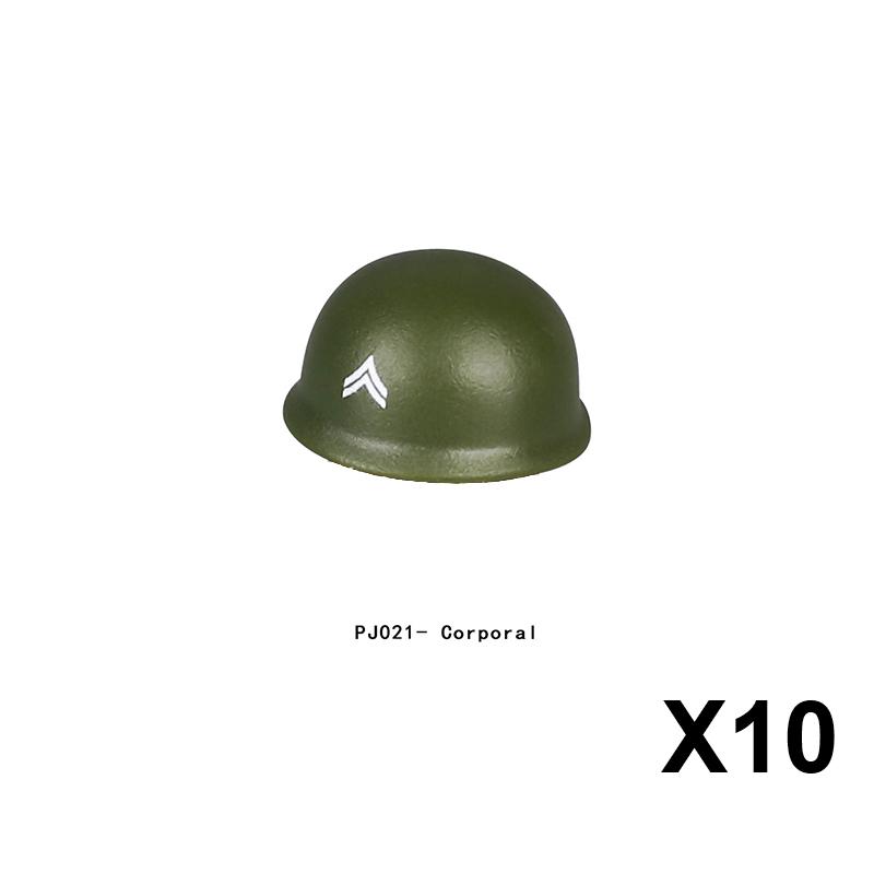 Military Building Block Set Military Supplies Waffen Accessory Soldier Colonel Helmet Gun Rifle M16 Waffen Box Ammunition Brick Toy