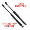 2Pcs 74820T7JH01 Car Rear Trunk Boot Tailgate Gas Struts Lift Support Rods for Honda HR-V HRV Vezel 2014-2022