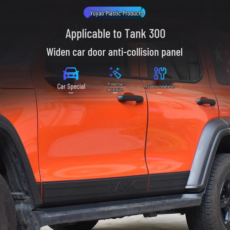 Tank 300 Door Side Trim Anti-Collision Accessory Set: Front & Rear Modification Kit