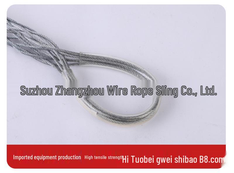 Galvanized Stainless Steel Cable Mesh Sleeve for Towing and Traction