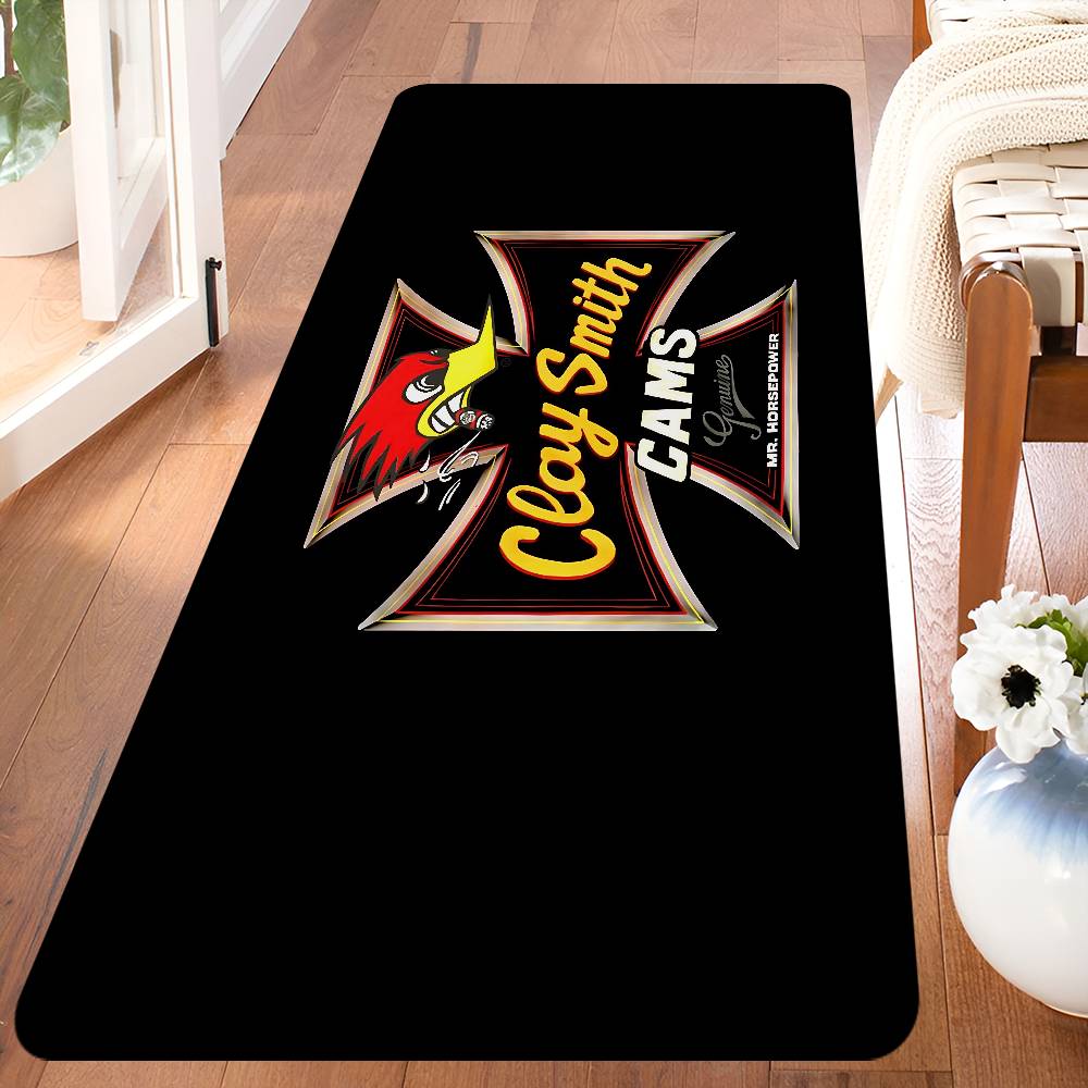 Mr H-Horsepower Clay Smith Floor Mat Rectangle Anti-slip Home Soft Badmat Front Door Indoor Outdoor Mat Hotel Decor Mat