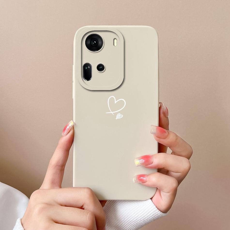 For OPPO Reno 11 Pro 5G Phone Case Butterfly Liquid Silicone Camera Protection Back Cover For OPPO Reno11 Pro Funda Coque Bumper
