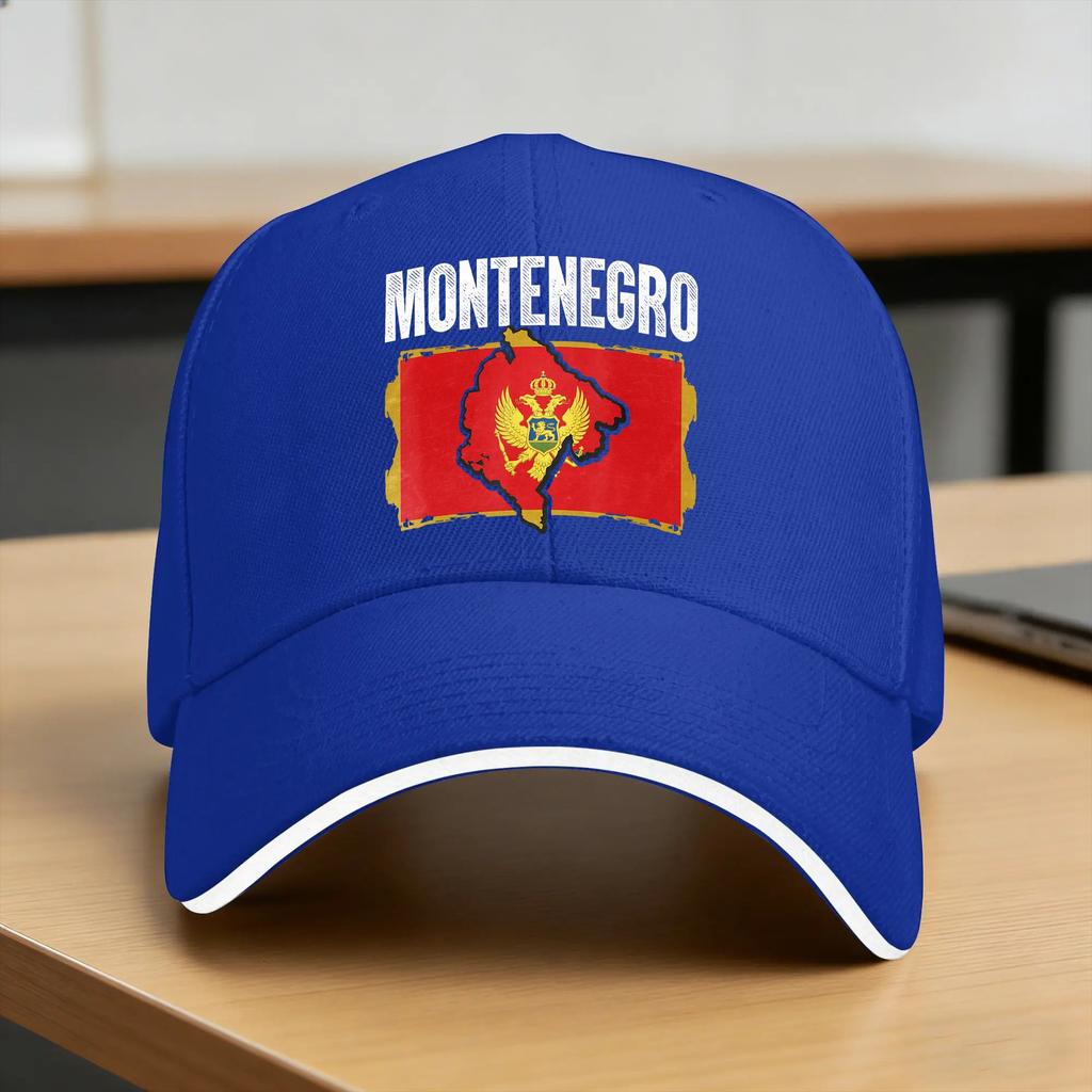 Montenegro Map Flag Baseball Cap Running Hippie Dropshipping Hip Hop Hats Street Style Baseball Caps