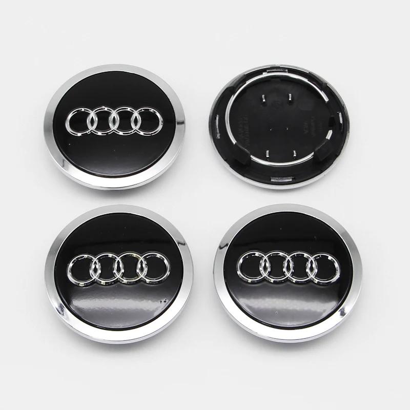 2026 4Pcs 4F0601165N 60-135mm ABS Wheel Hubcap Cover For AQ4 Q7 Q5 Q3 A6 C7 A7 A5 A4 B9 A3 8V 8P Rim Replacement Tuning Accessory