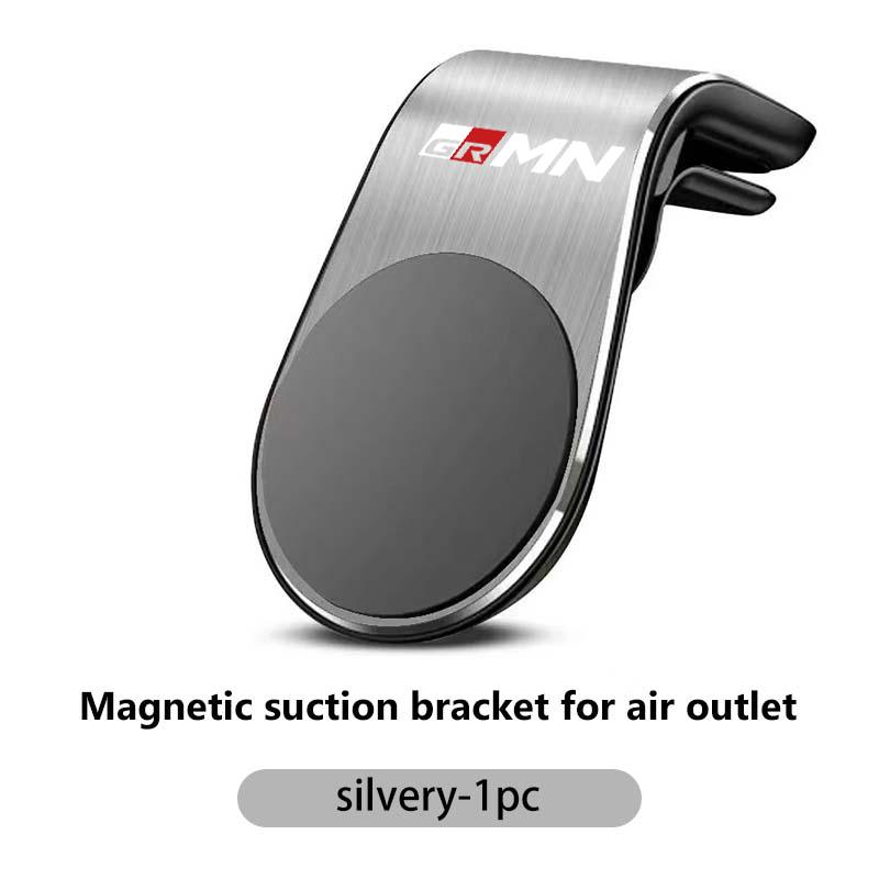 For S0 Car L Type Metal Magnetic Phone Holder Interior Accessories GR Sport Crown RAV4 Yaris Land Cruiser Corolla Prius CHR JH0