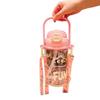Water bottle summer plastic cup large capacity high value double drinking cup Korean version female student with straw children's water cup portable